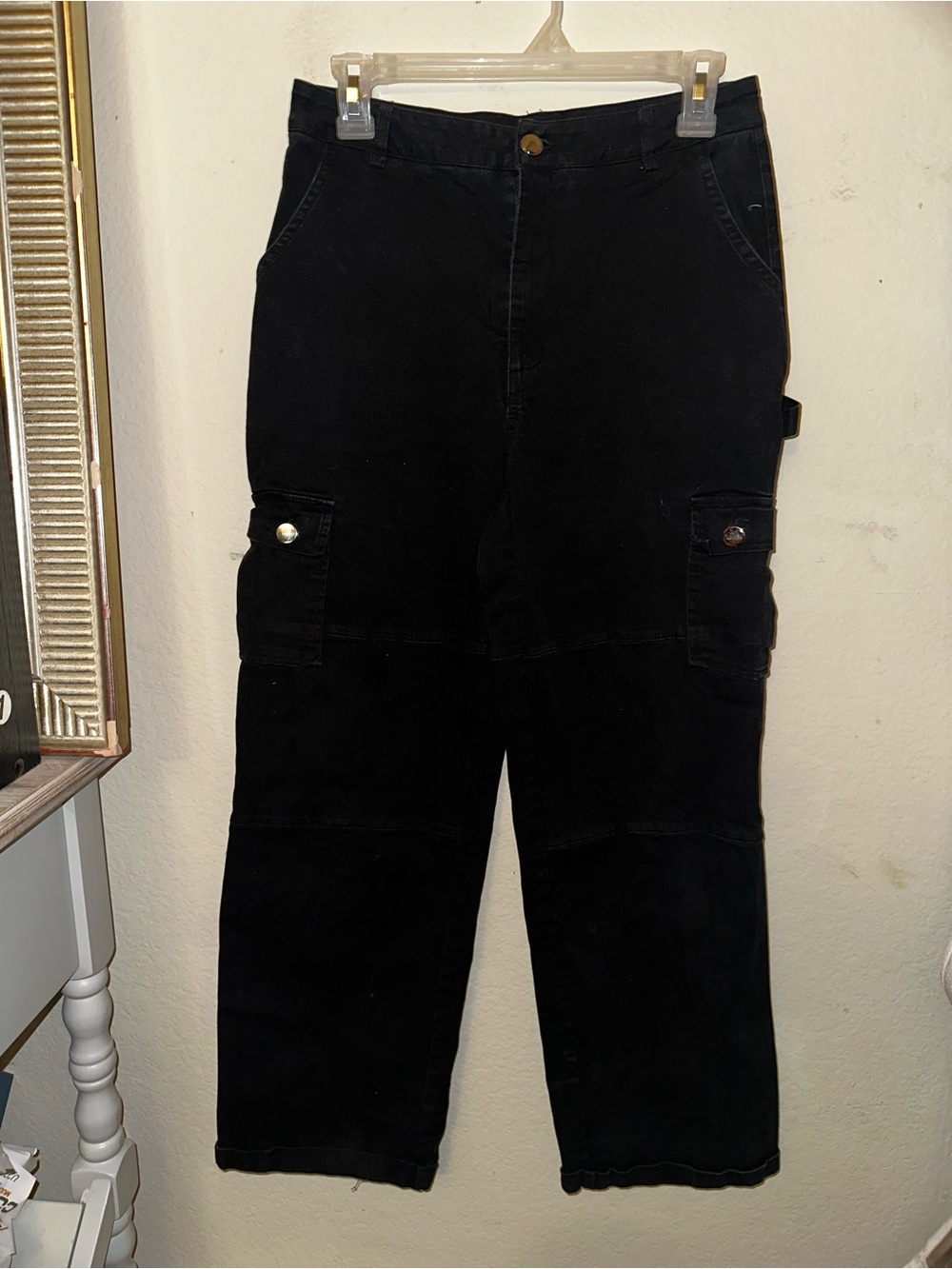 Black Jean carpenter pants size medium